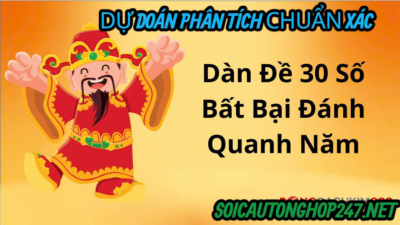 Soi cầu dàn đề 30 số MB